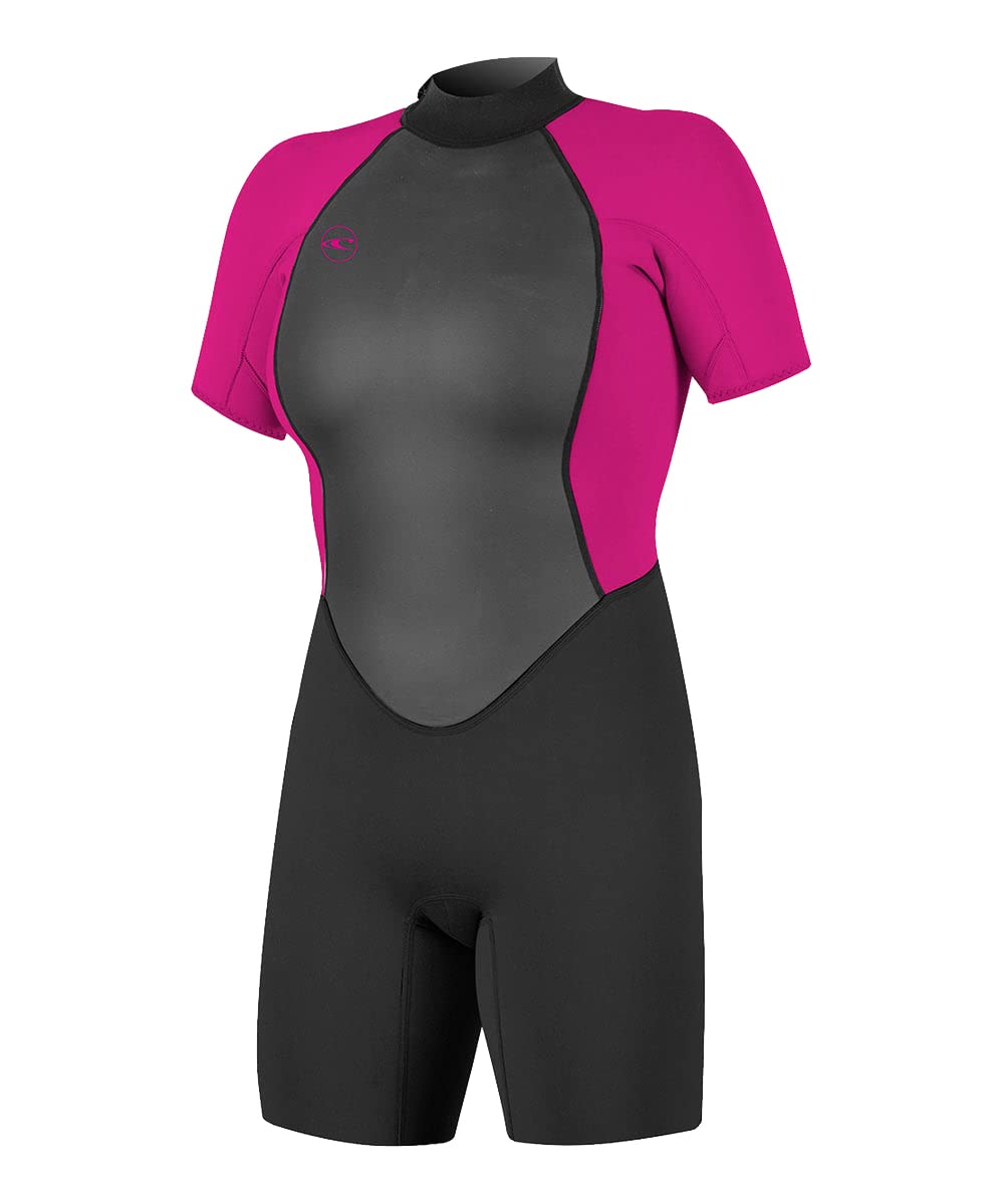 Women's Short Sleeve Back Zip Spring Wetsuit for Water Activities