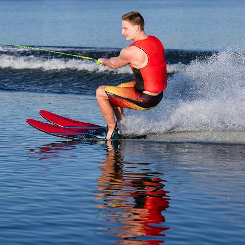 Combo Water Skis with Adjustable Bindings for Beginners