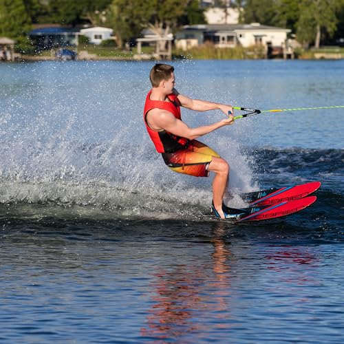 Combo Water Skis with Adjustable Bindings for Beginners
