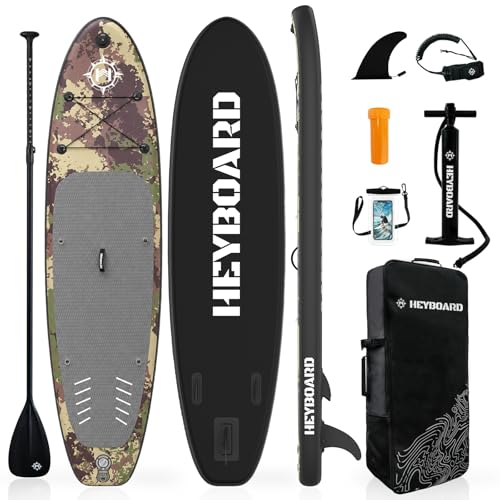 Inflatable Stand Up Paddle Board with Accessories and Non-Slip Deck