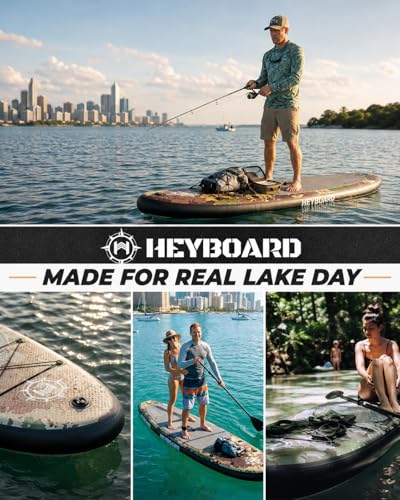Inflatable Stand Up Paddle Board with Accessories and Non-Slip Deck