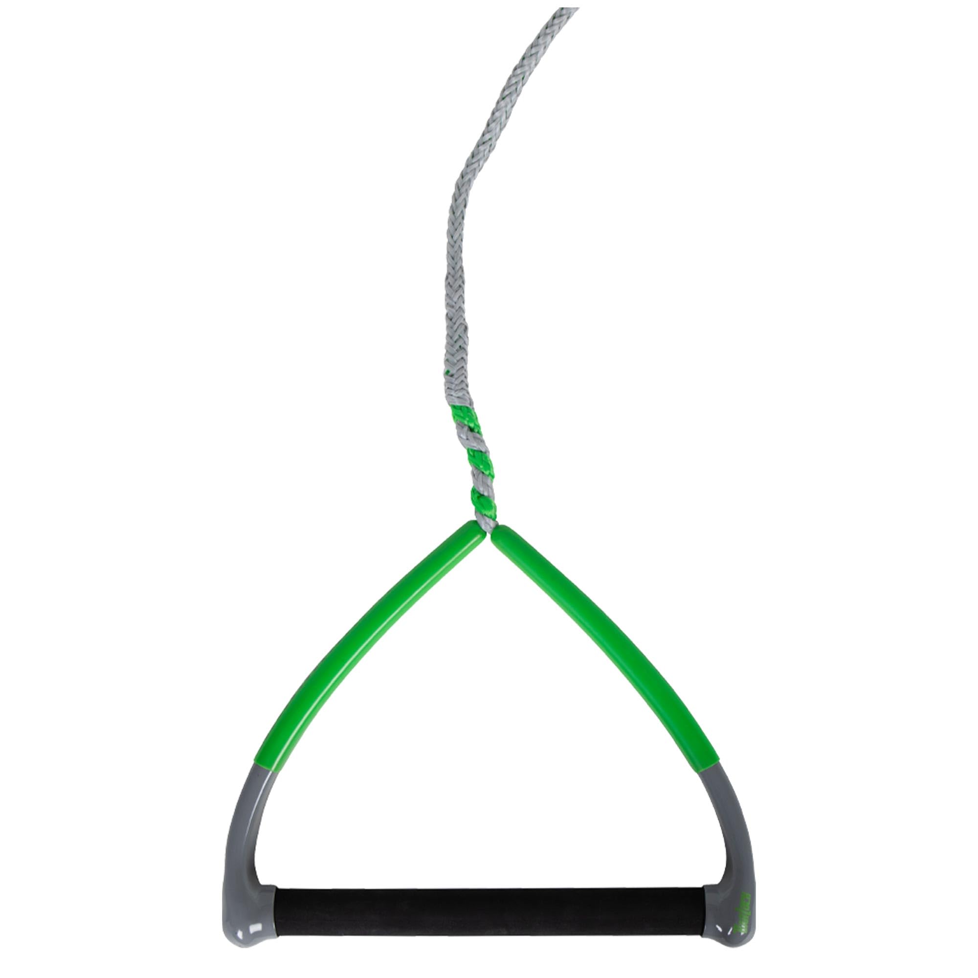 Water Ski Handle with Non-Rotating Grip and Control Rope