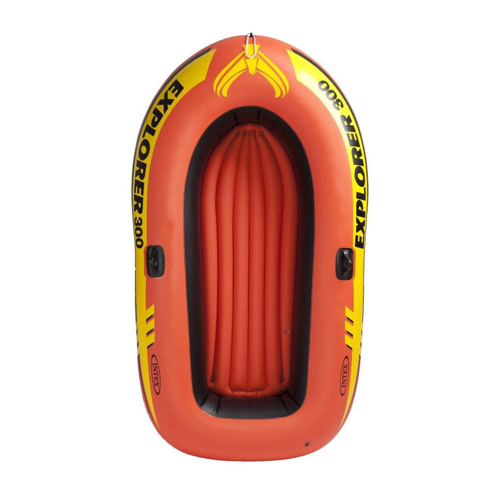 INTEX Explorer 300 Kiddie Inflatable Boat Set with Oars and Pump, 2-Pack