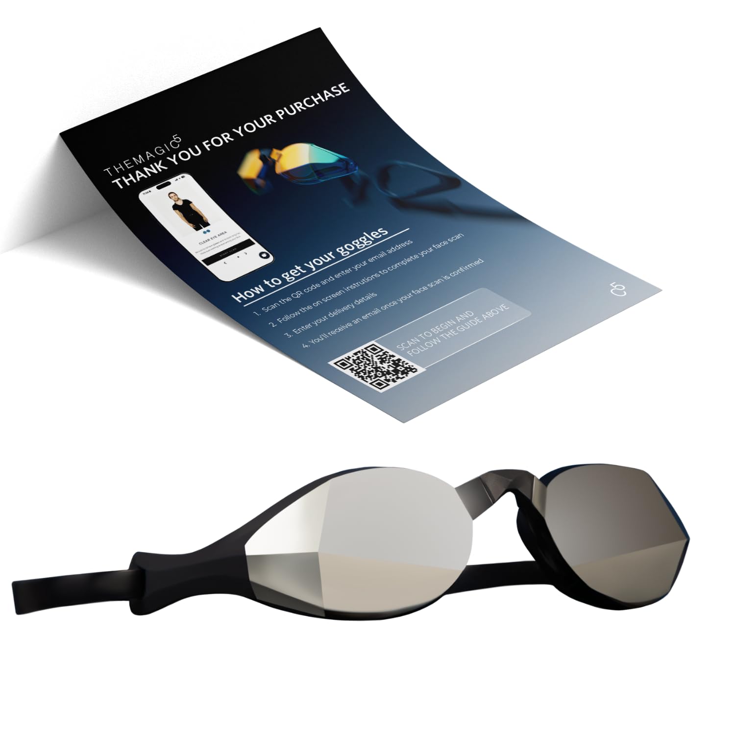 Custom Fit Swim Goggles for Adults with Comfortable Seal