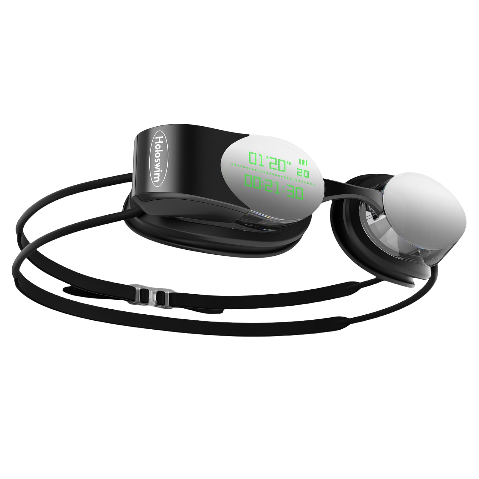 Smart Swim Goggles with AR Display and Training Data Tracking