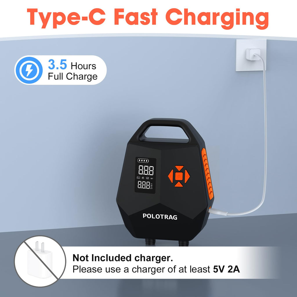 Rechargeable Electric Paddle Board Pump with Auto-Off Function