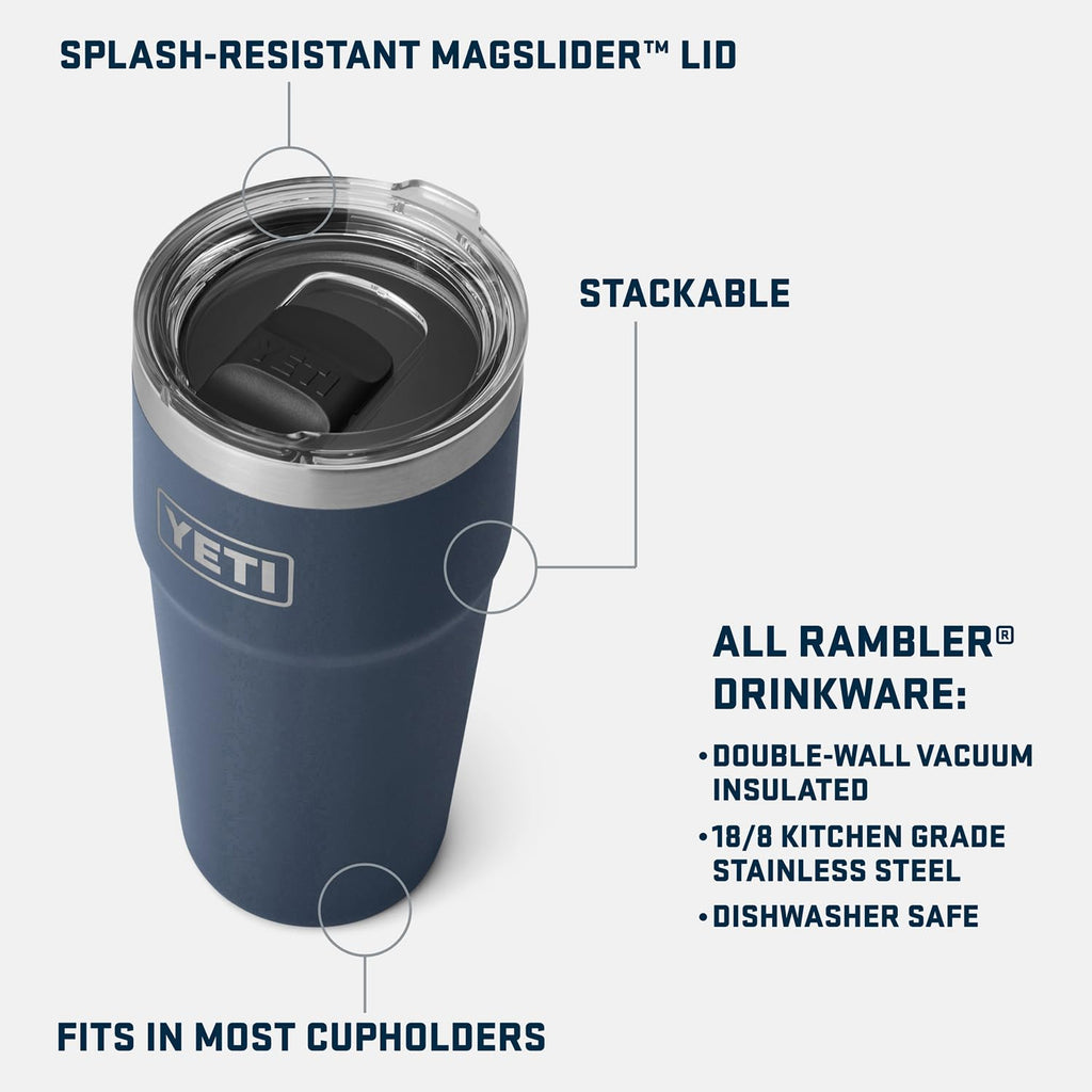 20oz Stainless Steel Insulated Tumbler with MagSlider Lid