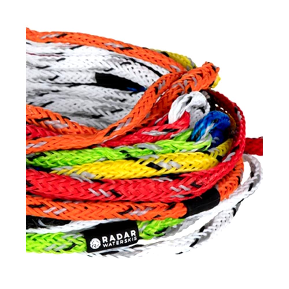 Radar Vapor Knotless 9-Section Mainline Waterski Rope, Tournament Colors