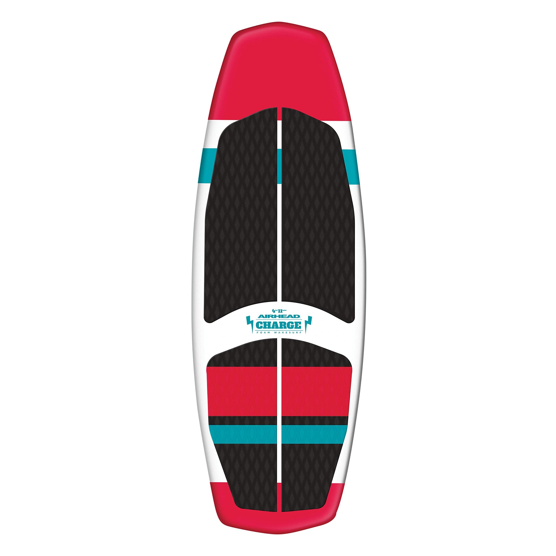 AIRHEAD Charge Wakesurf Board, 1 Person, Red/Black