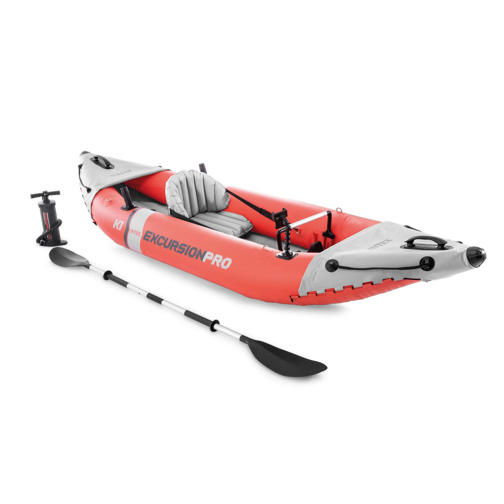 Inflatable Kayak Set with Paddles, Pump and Adjustable Seat