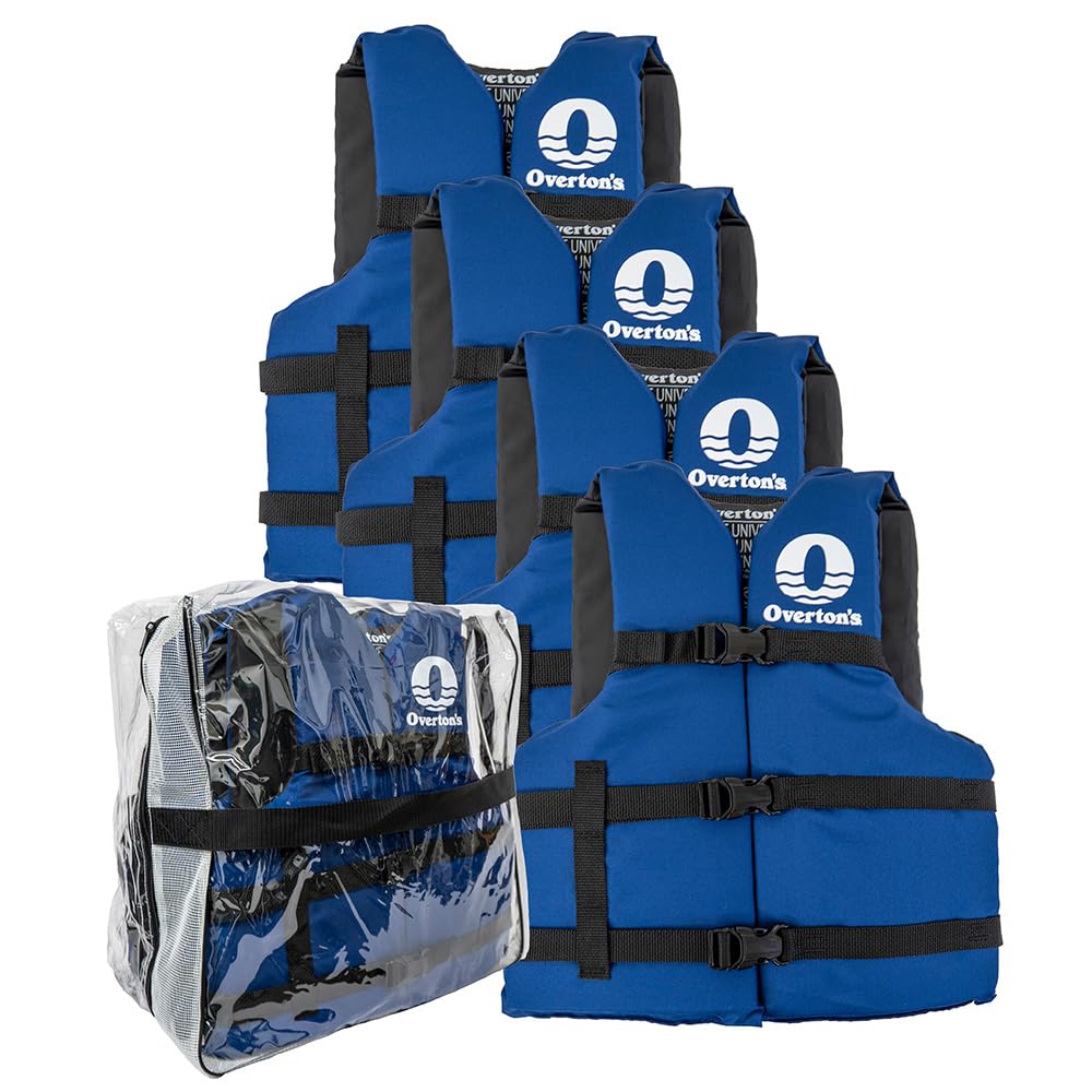 Adult Type III Life Jacket Pack with Universal Fit and Storage Bag