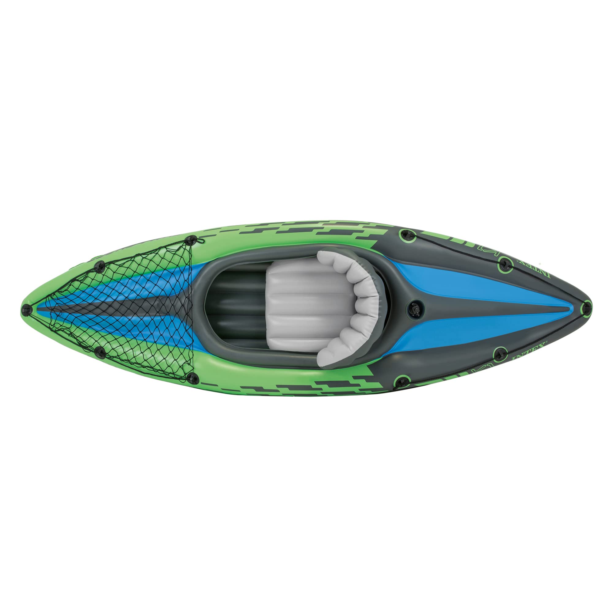 Inflatable Kayak Set with Paddles, Pump and Adjustable Backrest Seat