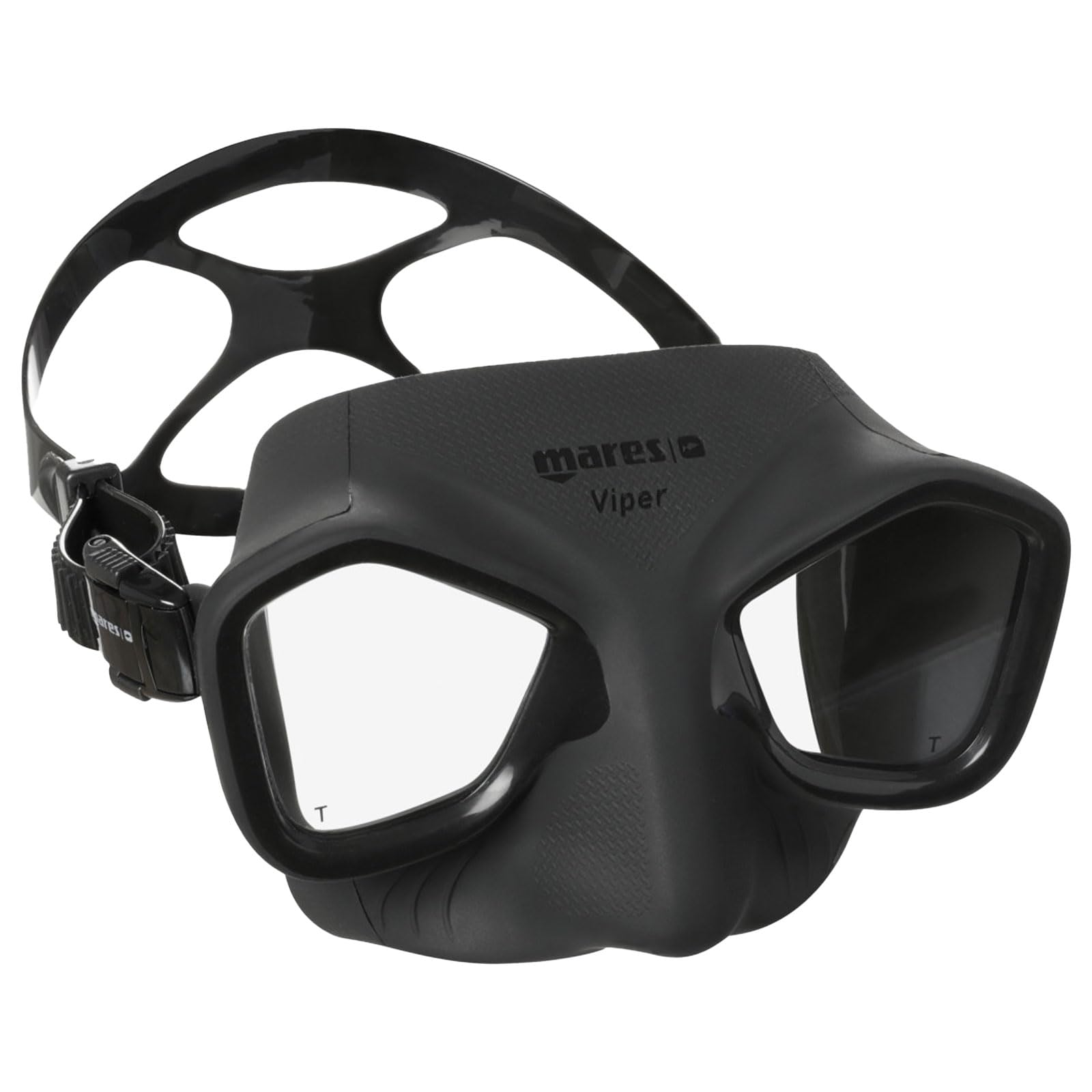 Low Volume Freediving Mask with Wide Field View