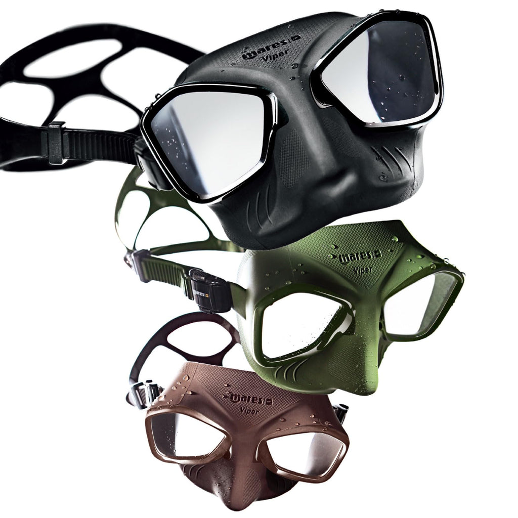 Low Volume Freediving Mask with Wide Field View