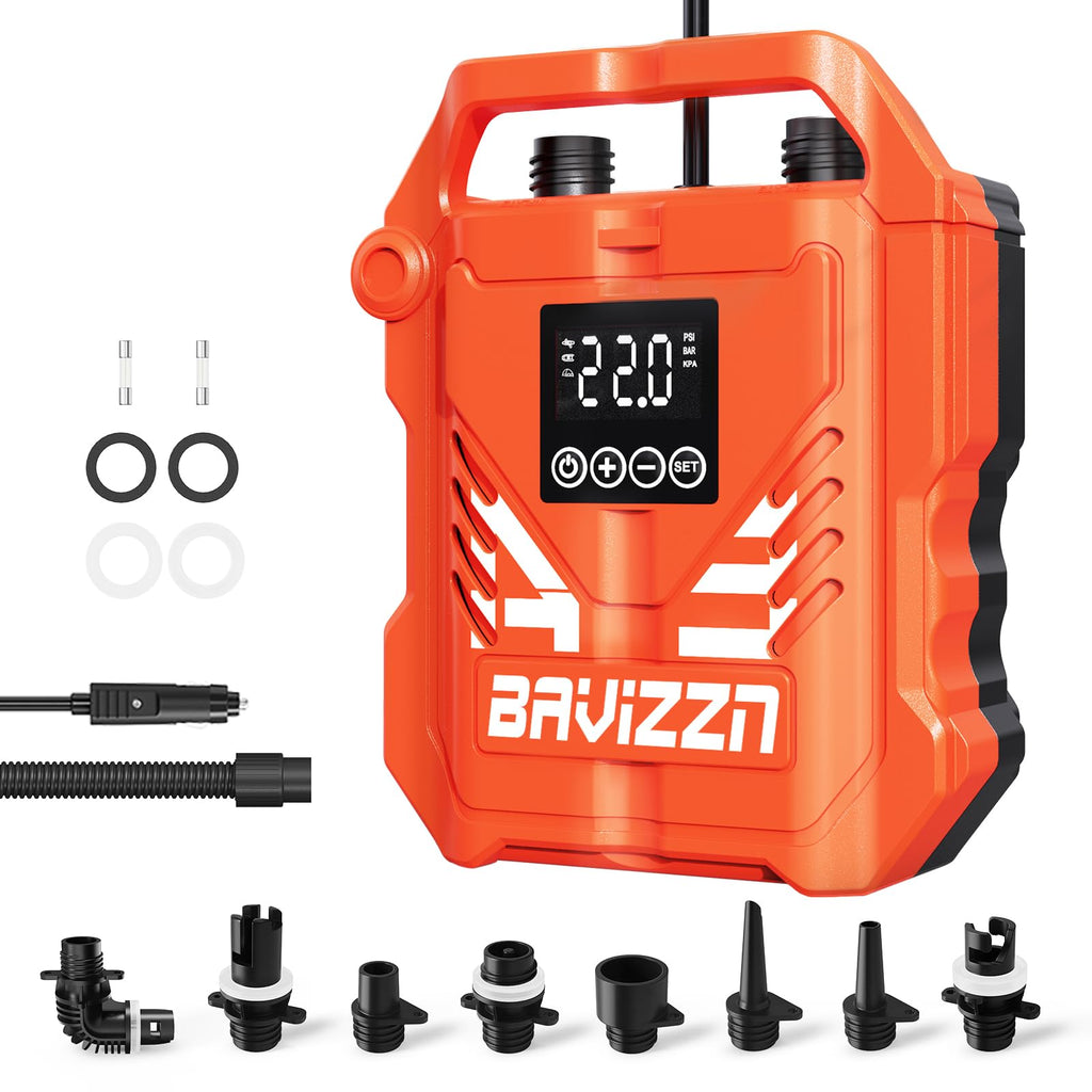 BAVIZZN Paddle Board Electric Pump, SUP Pump for Paddle Board Inflatables