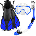 Adult Snorkel Set with Mask, Fins and Travel Bag