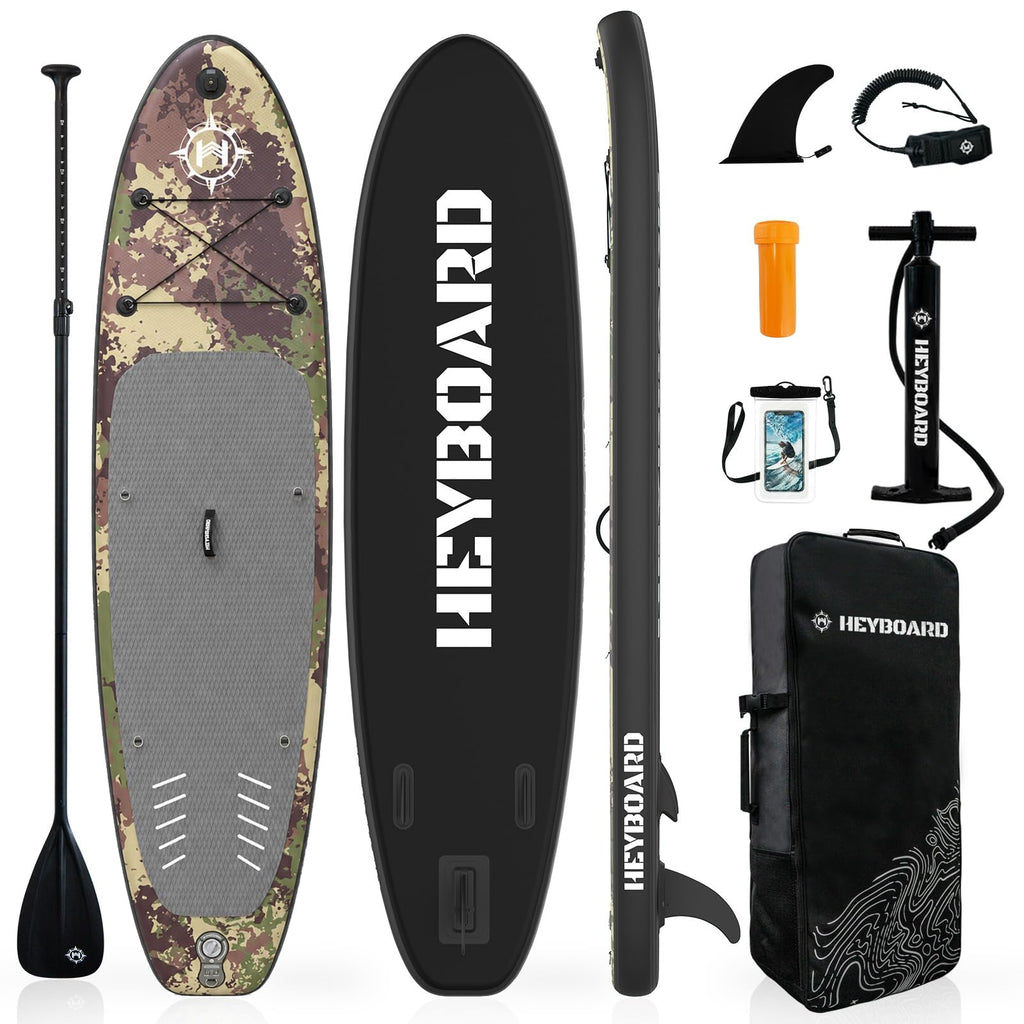 Inflatable Stand Up Paddle Board with Accessories and Non-Slip Deck