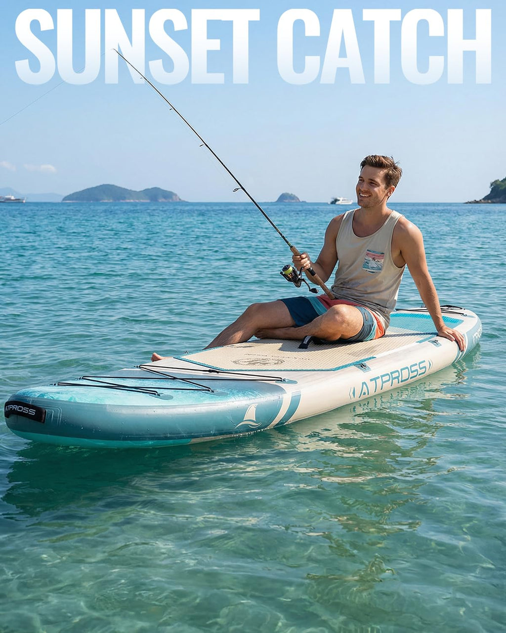 Inflatable Stand Up Paddle Board with Accessories and Stable Deck