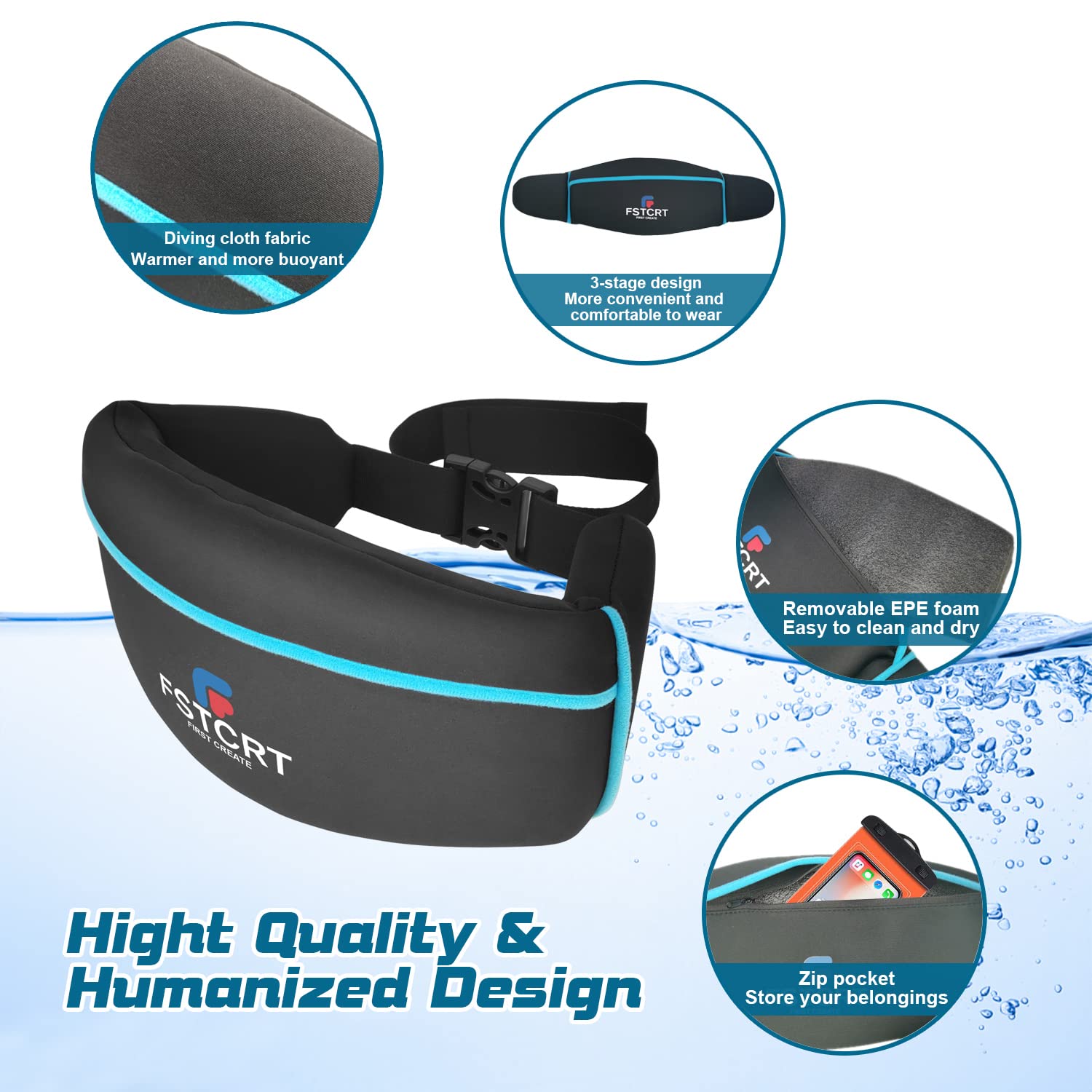 Water Aerobics Flotation Belt for Pool Exercise and Aqua Jogging