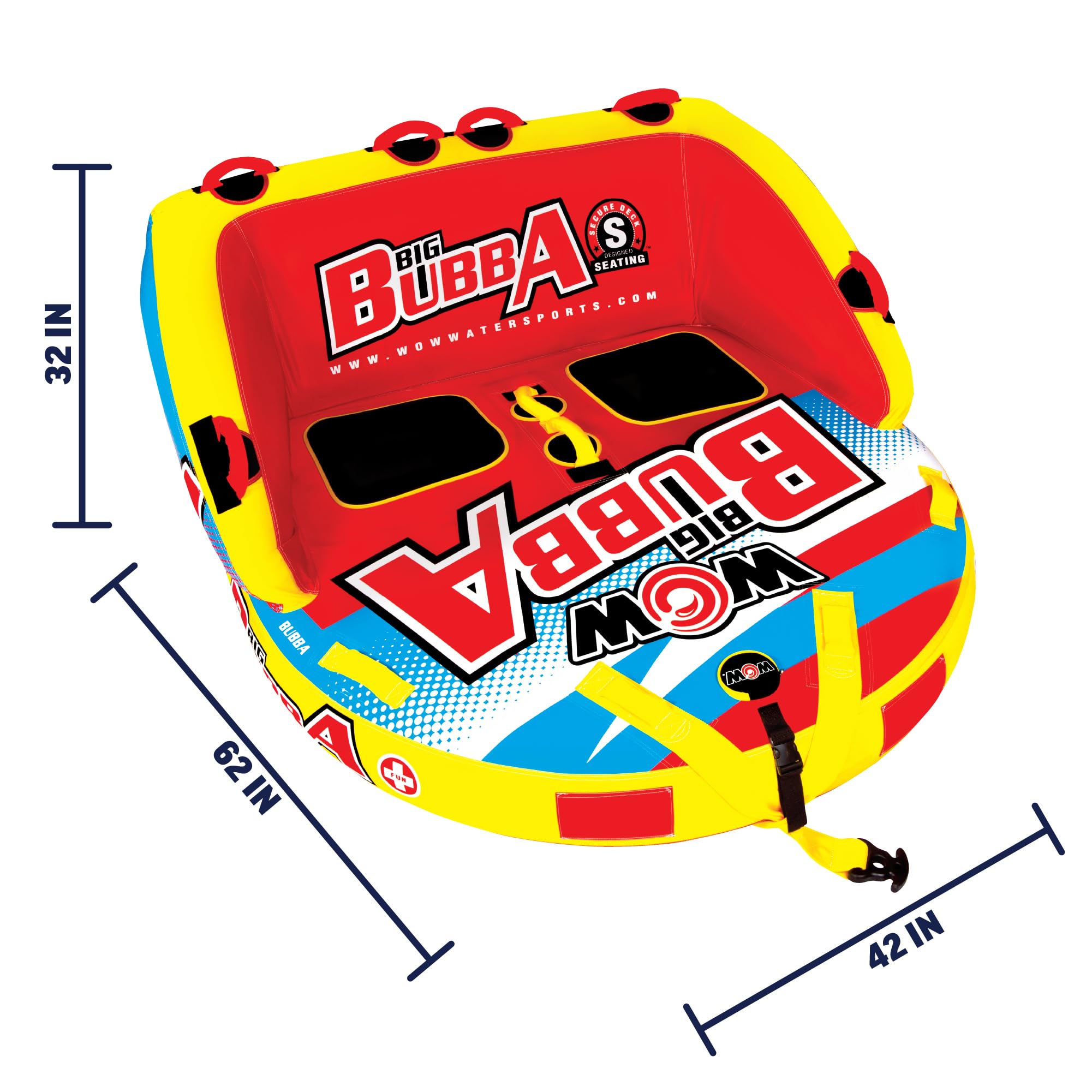 Towable Tube for Boating and Water Sports