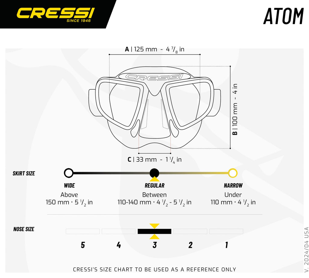 Frameless Freediving Mask with Low Volume Design