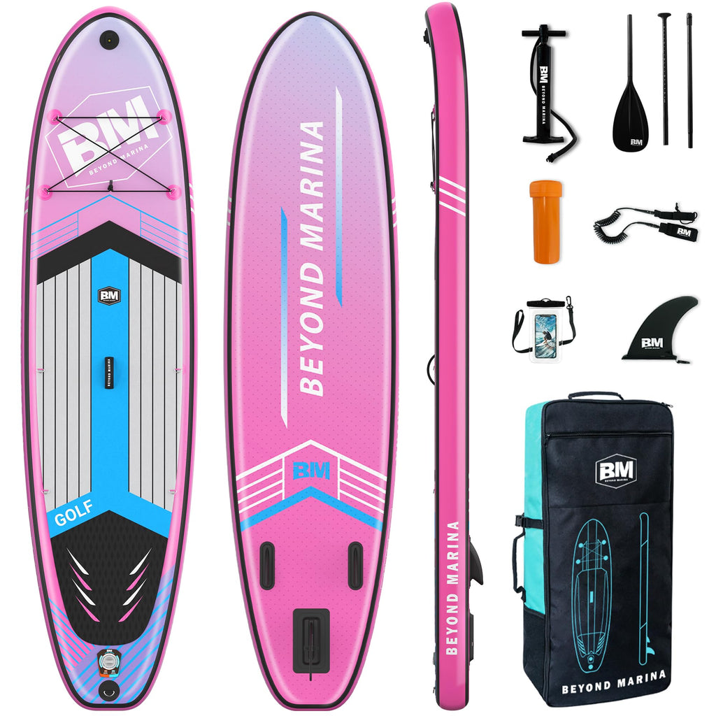 Inflatable Stand Up Paddle Board with Accessories and EVA Deck