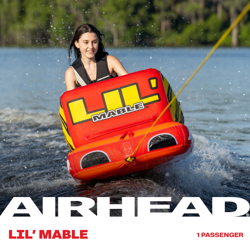 1-4 Person Towable Tube with Nylon Cover and Dual Tow Points