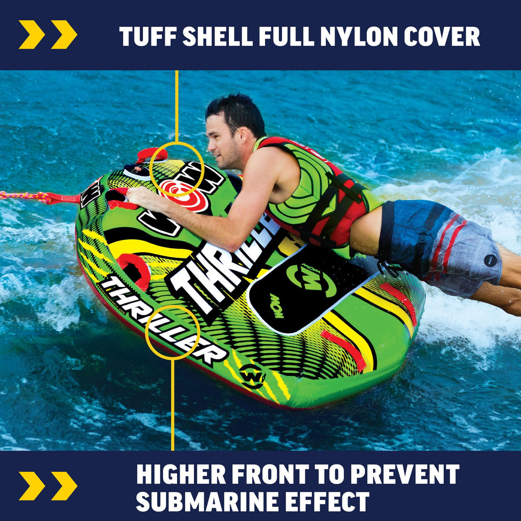 Inflatable Towable Deck Tube for Adults and Water Sports