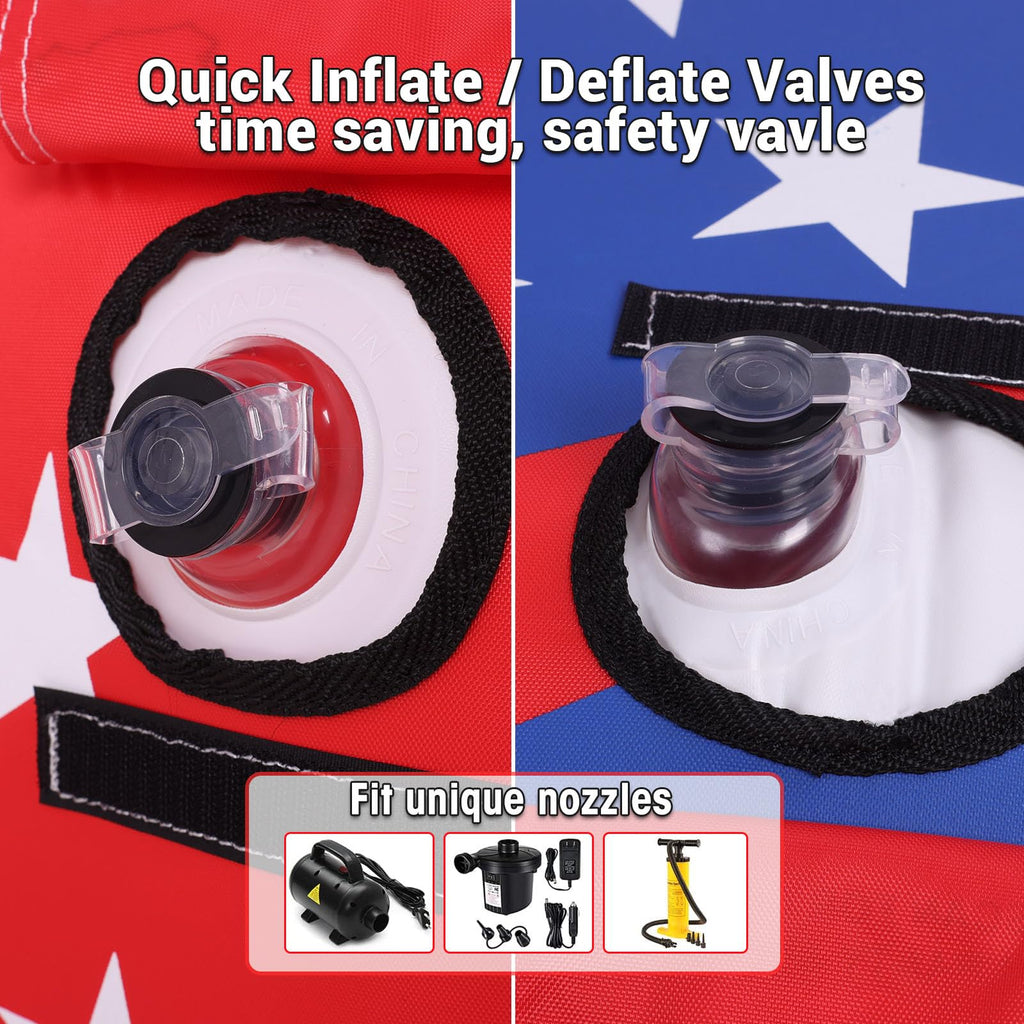 2-3 Person Towable Tube with Durable Cover for Boating