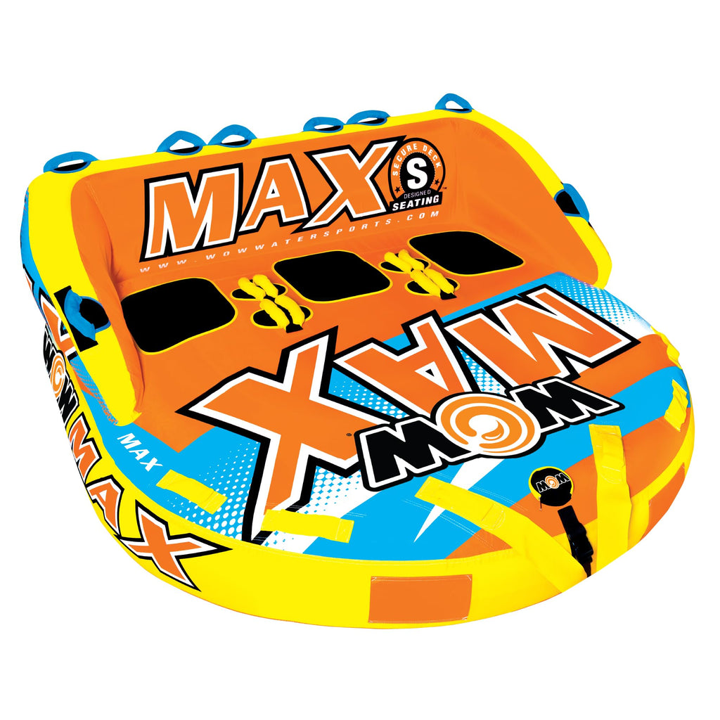 Inflatable Towable Deck Tube for Up to 3 Riders