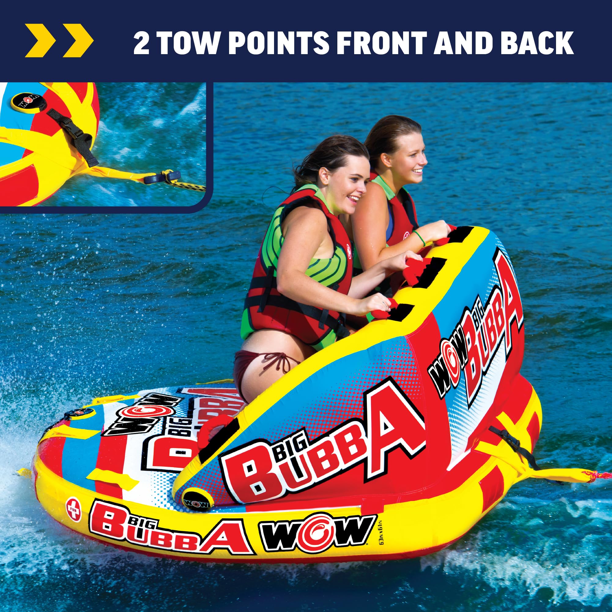 Towable Tube for Boating and Water Sports