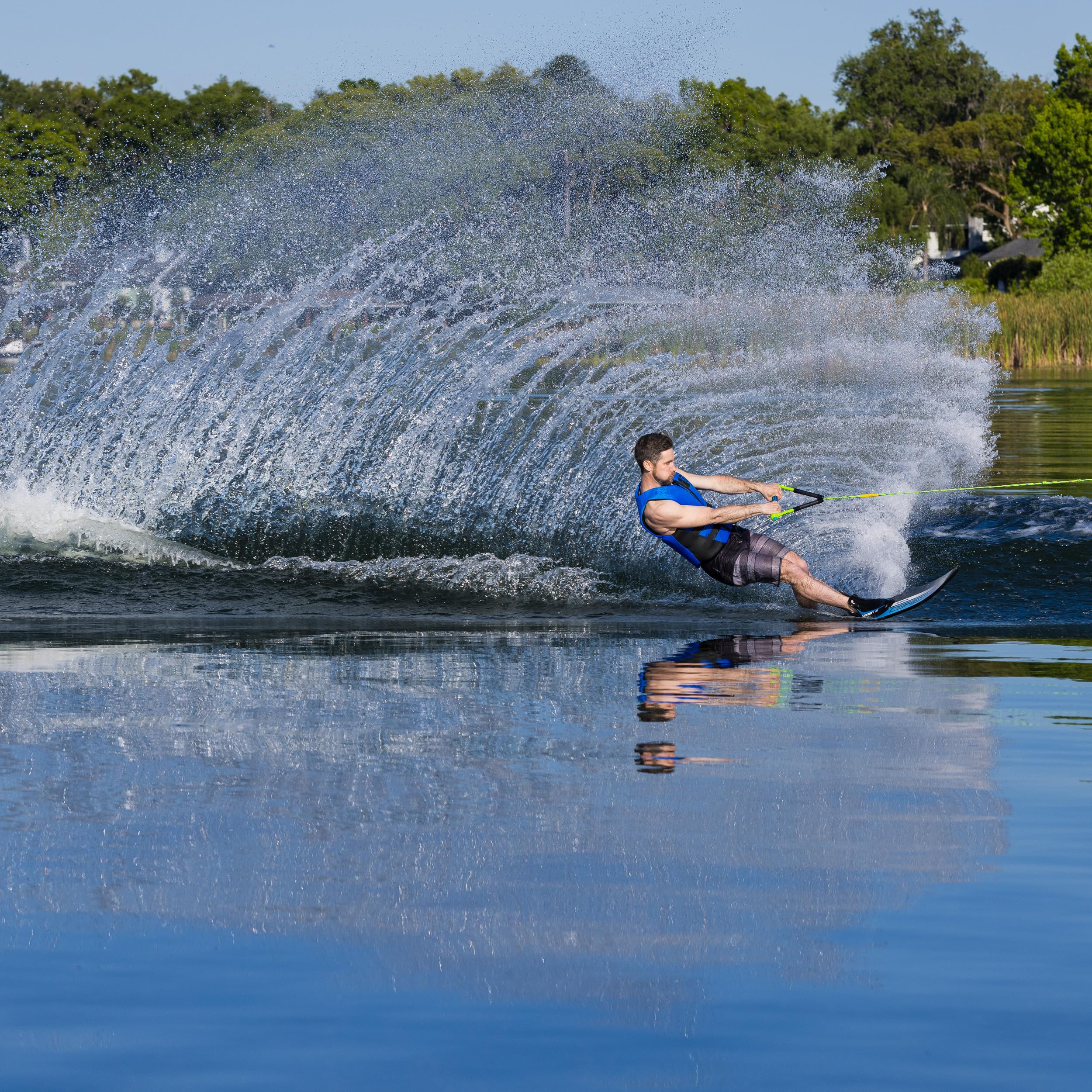 68 Inch Combo Water Skis with Adjustable Bindings for All Levels