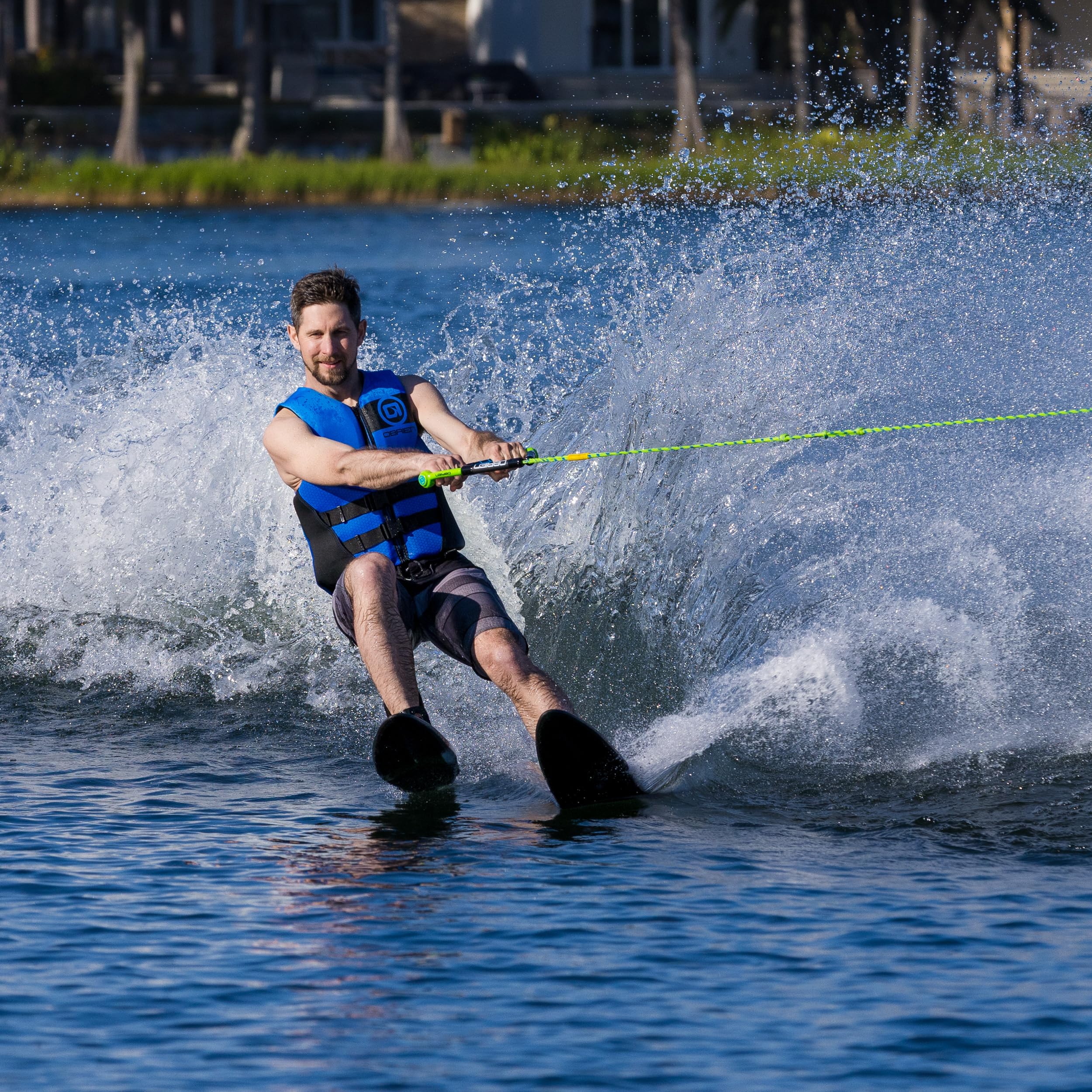 68 Inch Combo Water Skis with Adjustable Bindings for All Levels